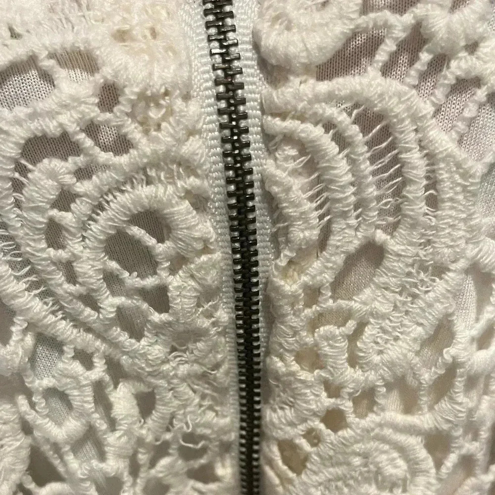 Lucky Brand cream woven embroidery dress - Picture 3 of 3